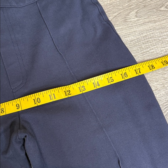 Spanx Women’s Ponte Flare Pant Seam Detail High-Rise in Timeless Navy Sz S - Picture 10 of 12